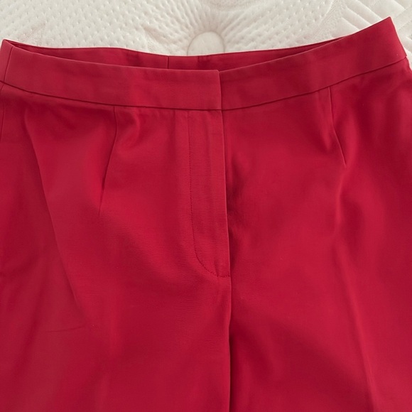 Carlisle Vintage Bold Red Flat Front Straight Leg Cotton Pants. Size 4 - Picture 2 of 10